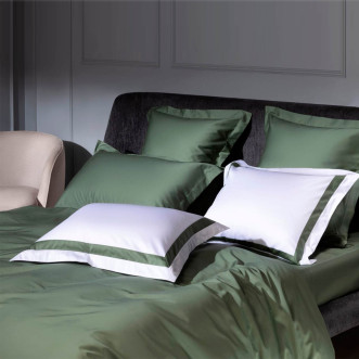 Наволочки мако-сатин 50х70 Alpine Pine Green Allure Grass German Grass с широкой отделкой