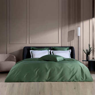 Наволочки мако-сатин 50х70 Alpine Pine Green Allure Grass German Grass с широкой отделкой