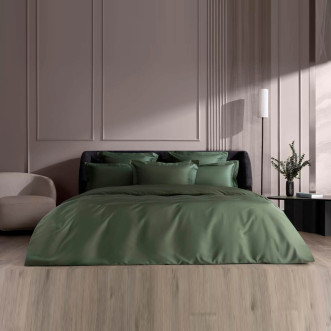 Наволочки мако-сатин 50х70 Alpine Pine Green Allure Grass German Grass с узкой отделкой