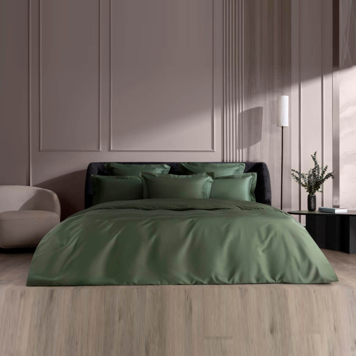 Наволочки мако-сатин 50х70 Alpine Pine Green Allure Grass German Grass с узкой отделкой