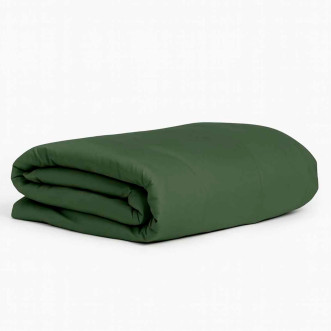Постельное белье семейное мако сатин German Grass Горная хвоя (Alpine Pine Green Allure) простыня на резинке в магазине Lux-Post