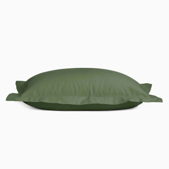 Постельное белье семейное мако сатин German Grass Горная хвоя (Alpine Pine Green Allure) простыня на резинке в магазине Lux-Post