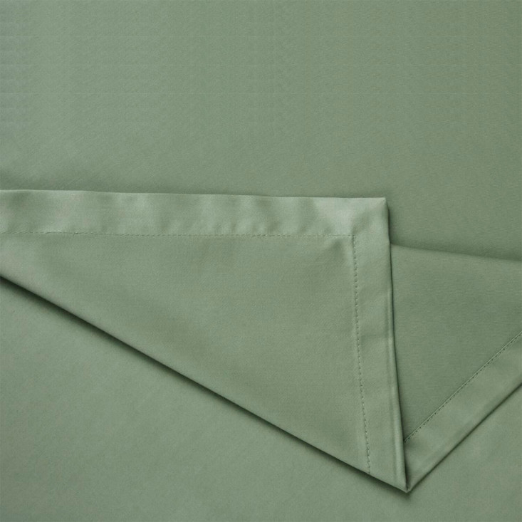 Постельное белье семейное мако сатин Pine Green Allure Grass German Grass простынь на резинке 160х200х40