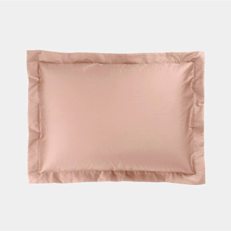 Постельное белье семейное мако сатин German Grass Нежный Розовый (Nude Pink Allure) простынь на резинке 160х200х40 в магазине Lu