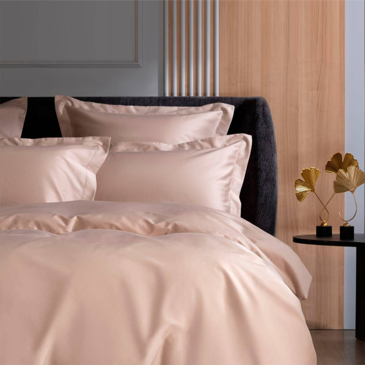 Пододеяльник евро макси 220х240 Nude Pink Allure Grass German Grass
