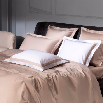 Наволочки мако-сатин 50х70 Alpine Nude Pink Grass German Grass с широкой отделкой