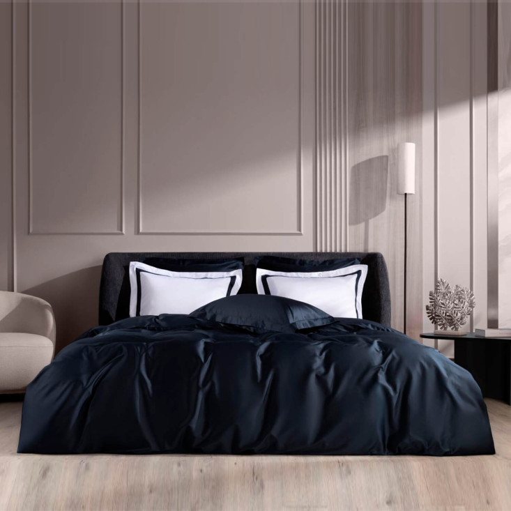 Наволочки мако-сатин 50х70 Alpine Dark Onyx Allure Grass German Grass с широкой отделкой