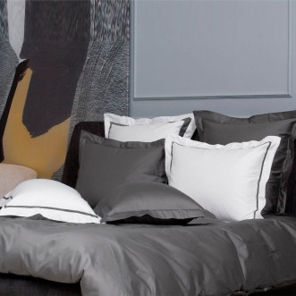 Наволочки мако-сатин 70х70 Alpine Graphite Allure Grass German Grass с широкой отделкой фото