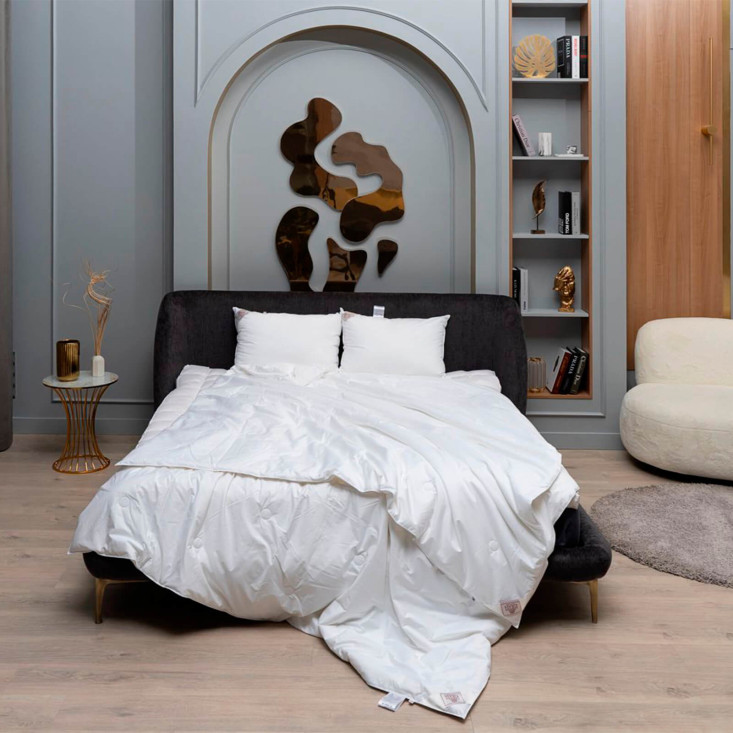 Одеяло шелковое 1,5 спальное 150х200 легкое German Grass Luxury Silk Grass фото