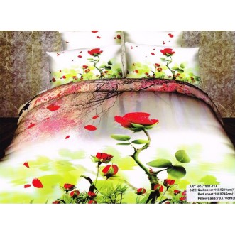Постельное белье сатин TS01-71A 1/5 спальное Tango