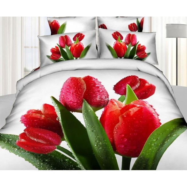 Постельное белье сатин TS01-835 1/5 спальное Tango