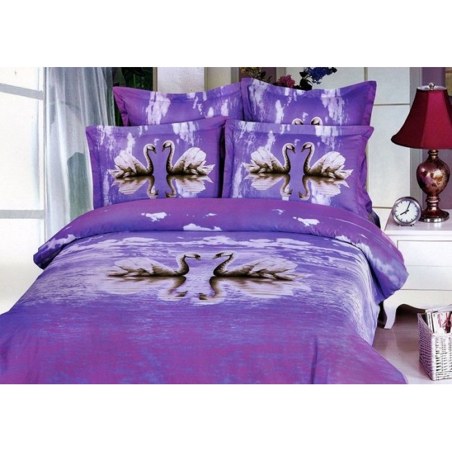 Постельное белье сатин TS01-059 1/5 спальное Tango