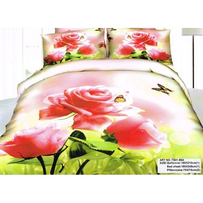 Постельное белье сатин TS01-59A 1/5 спальное Tango