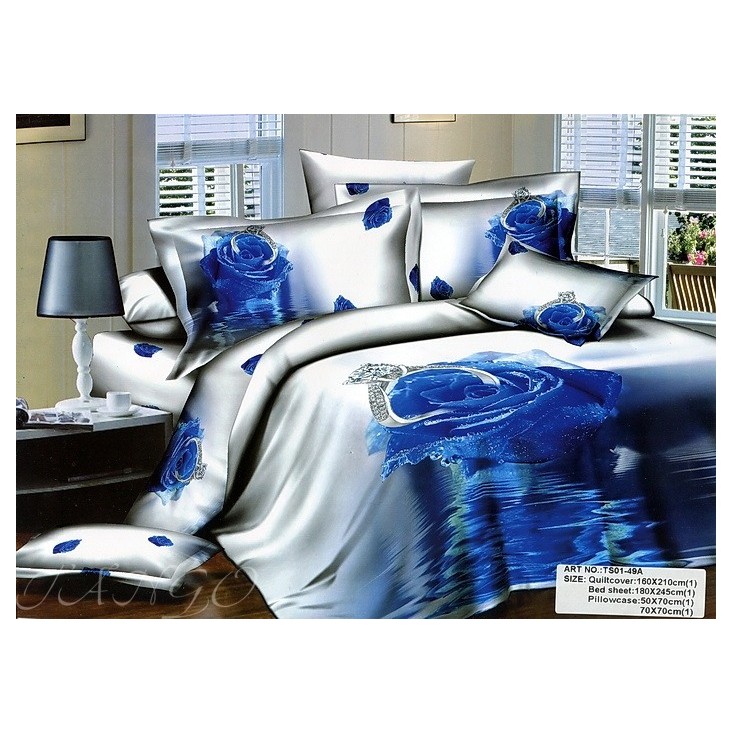 Постельное белье сатин TS01-49A 1/5 спальное Tango