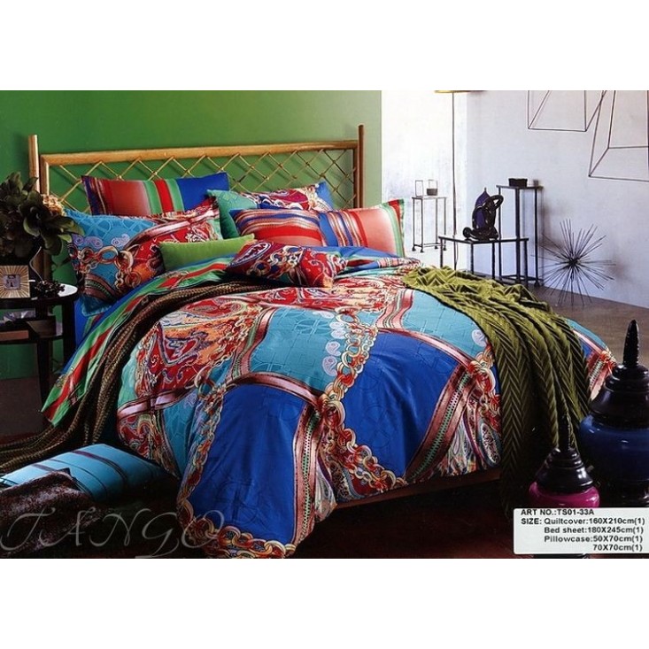 Постельное белье сатин TS01-33A 1/5 спальное Tango