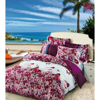 Постельное белье сатин TS01-416 1/5 спальное Tango