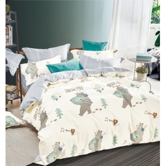 Постельное белье сатин TS01-X70 1/5 спальное Tango