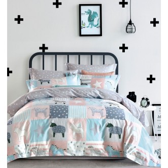 Постельное белье сатин TS01-X82 1/5 спальное Tango