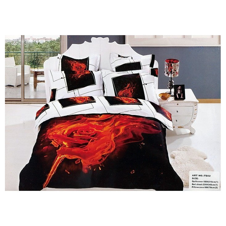 Постельное белье сатин TS02-633 2 спальное Tango