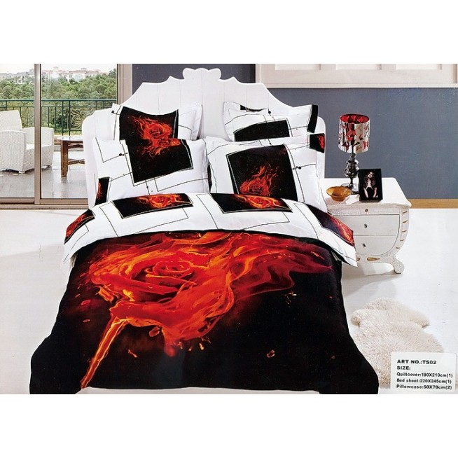 Постельное белье сатин TS02-633 2 спальное Tango