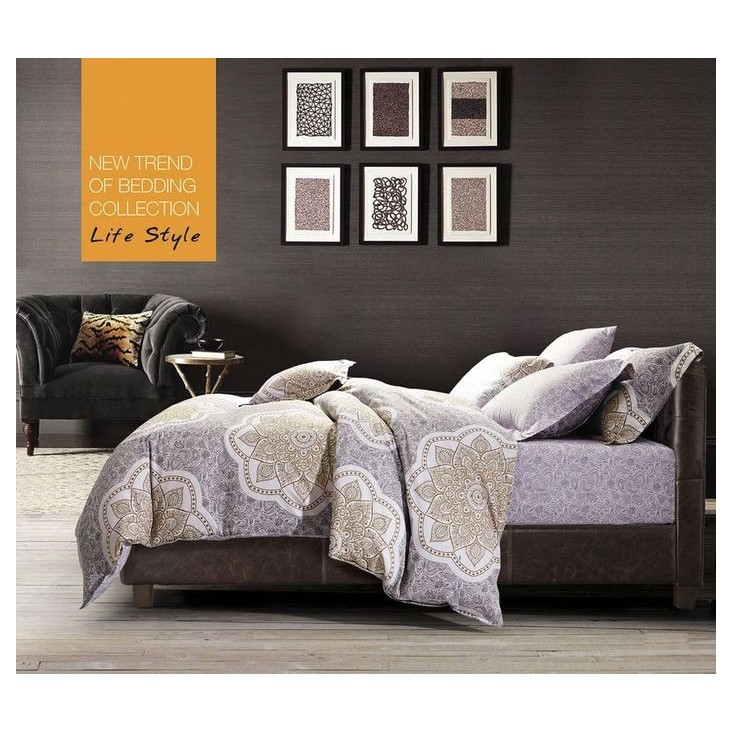 Постельное белье сатин TS02-666 2 спальное Tango