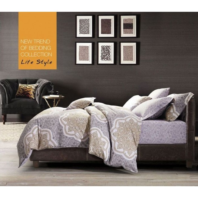 Постельное белье сатин TS02-666 2 спальное Tango