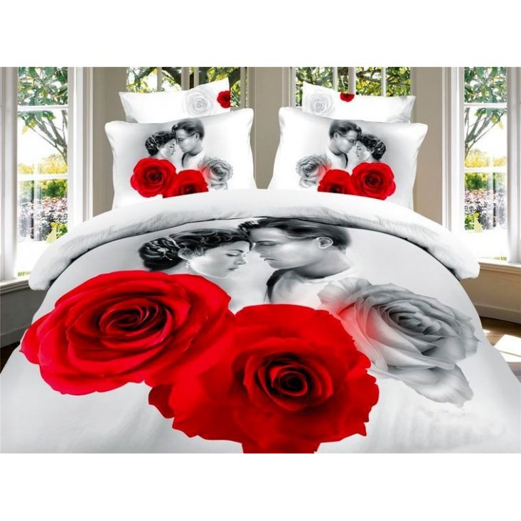 Постельное белье сатин TS02-748 2 спальное Tango