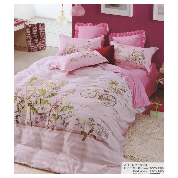 Постельное белье сатин TS02-12 2 спальное Tango