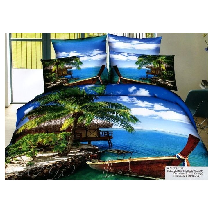 Постельное белье сатин TS02-137 2 спальное Tango