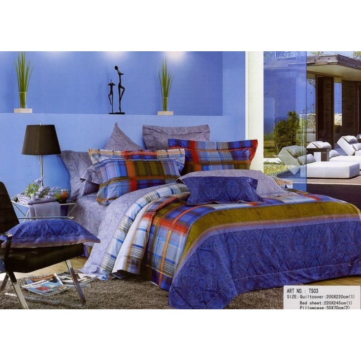 Постельное белье сатин TS03-828/1 евро Tango