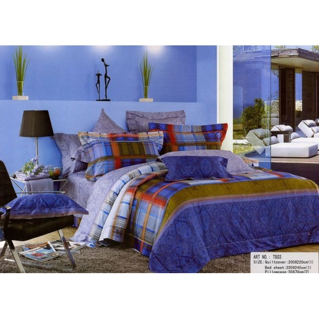 Постельное белье сатин TS03-828/1 евро Tango