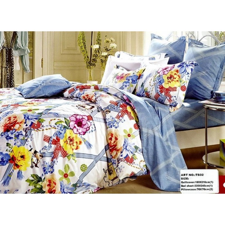 Постельное белье сатин TS03-949/2 евро Tango