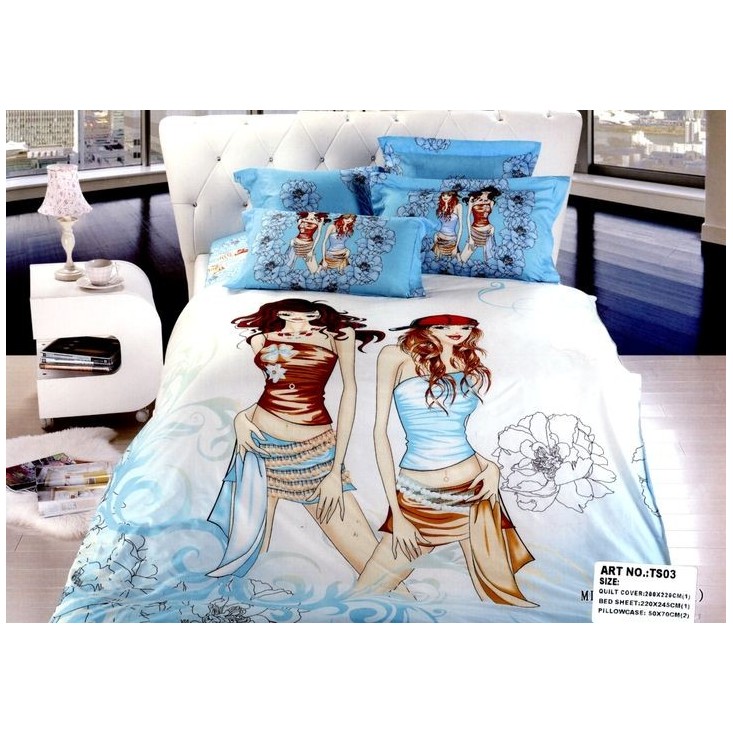 Постельное белье сатин TS03-030 евро Tango