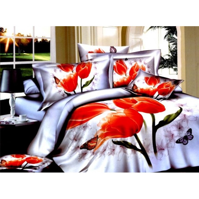 Постельное белье сатин TS03-058 евро Tango