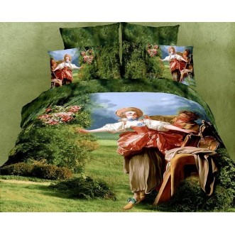 Постельное белье сатин TS03-123 евро Tango