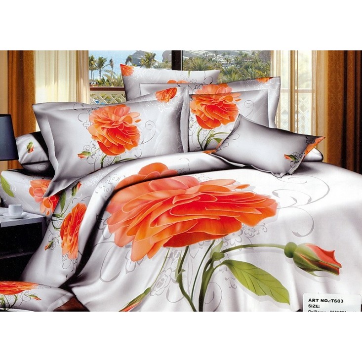 Постельное белье сатин TS03-181 евро Tango