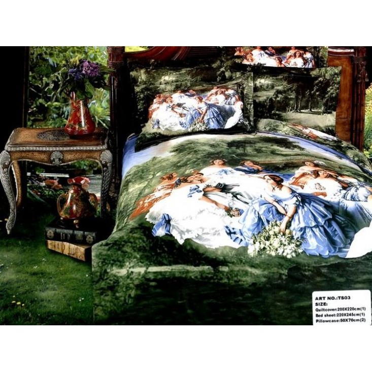 Постельное белье сатин TS03-204 евро Tango