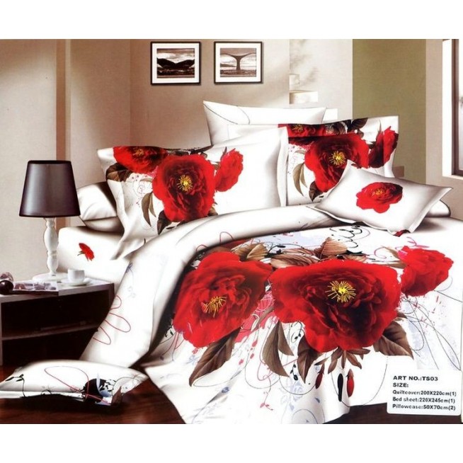 Постельное белье сатин TS03-823/1 евро Tango