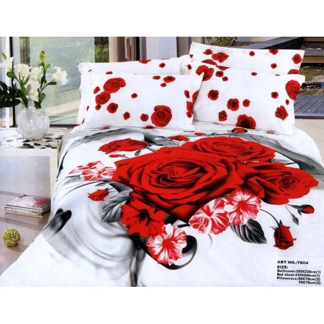 Постельное белье сатин TS03-080/1 евро Tango