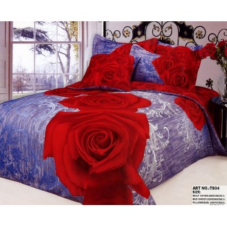 Постельное белье сатин TS04-959/1 4 наволочки евро Tango