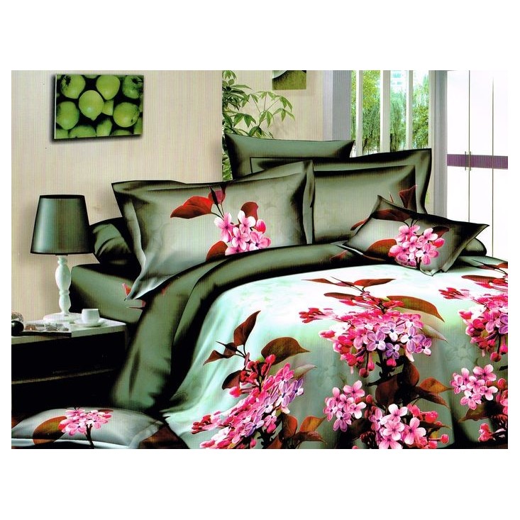 Постельное белье сатин TS04-909 4 наволочки евро Tango