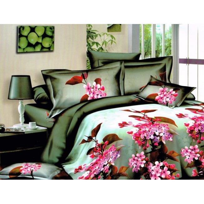 Постельное белье сатин TS04-909 4 наволочки евро Tango