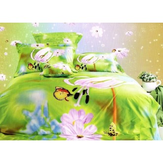 Постельное белье сатин TS04-878 4 наволочки евро Tango