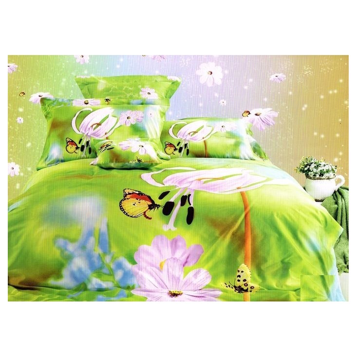 Постельное белье сатин TS04-878 4 наволочки евро Tango