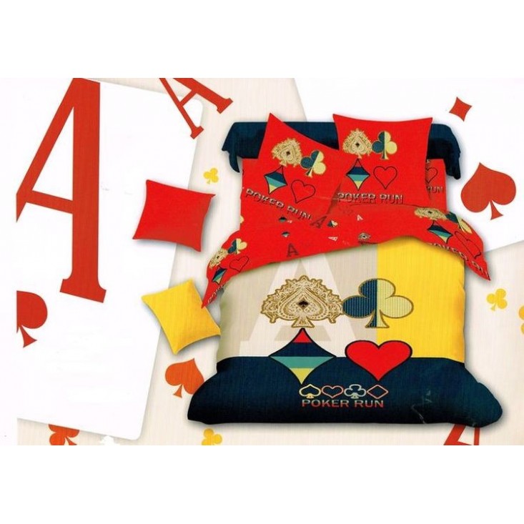 Постельное белье сатин TS04-874 4 наволочки евро Tango