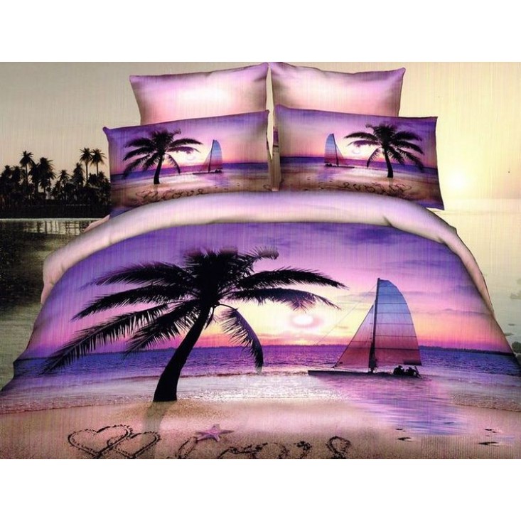 Постельное белье сатин TS04-870 4 наволочки евро Tango