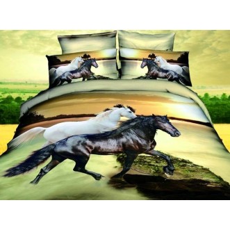 Постельное белье сатин TS04-865 4 наволочки евро Tango