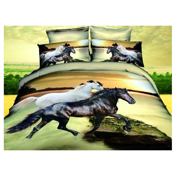 Постельное белье сатин TS04-865 4 наволочки евро Tango