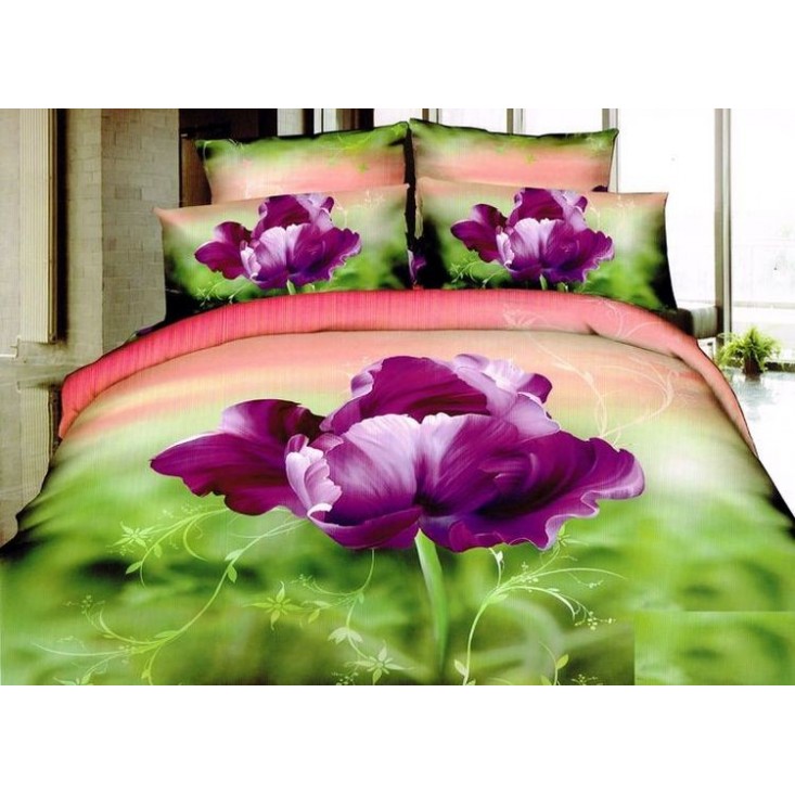 Постельное белье сатин TS04-860 4 наволочки евро Tango