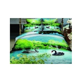 Постельное белье сатин TS04-829 4 наволочки евро Tango